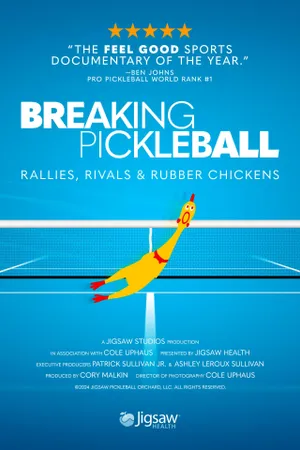 Breaking Pickleball Poster