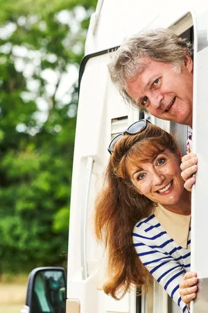 Motorhoming with Merton & Webster Poster