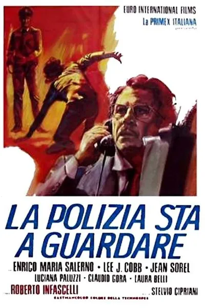 La polizia sta a guardare